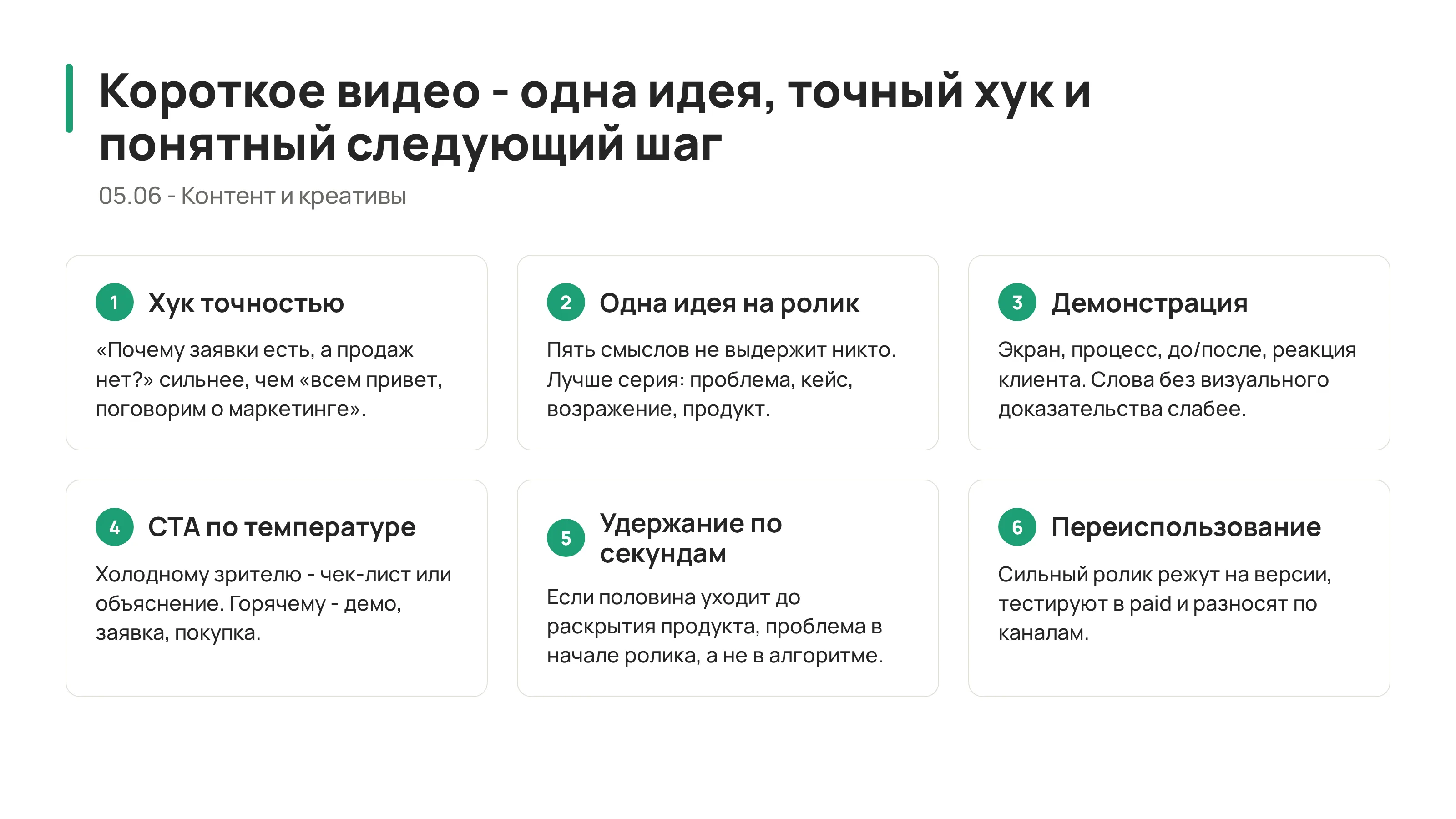 Видеомаркетинг и Reels